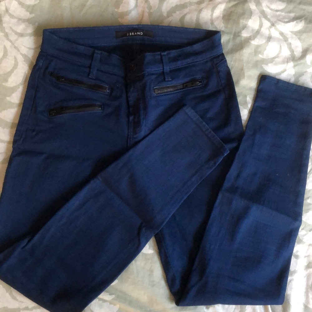 J Brand Navy Skinny Jeans